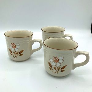 3 set Cumberland Mayblossom vintage cup made Japan